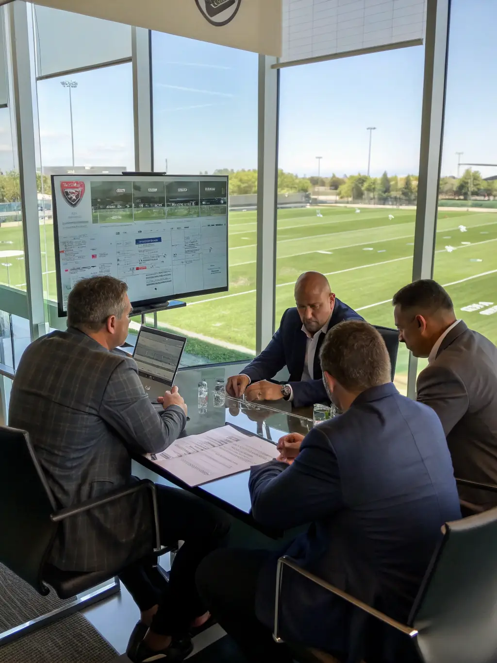 A picture of referees receiving legal advice during a workshop, emphasizing the importance of legal support.